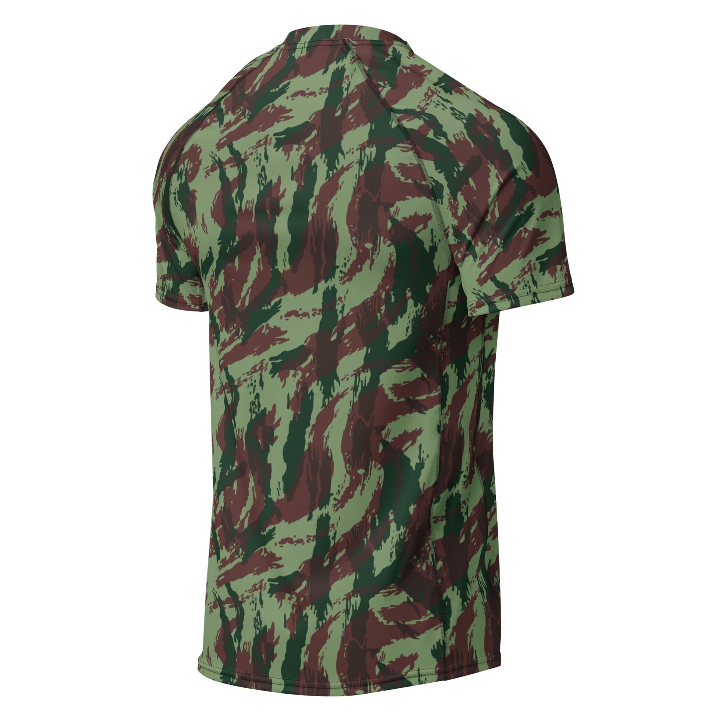 Portuguese Lizard Camo SS Rash Guard _ Concealing Coloration