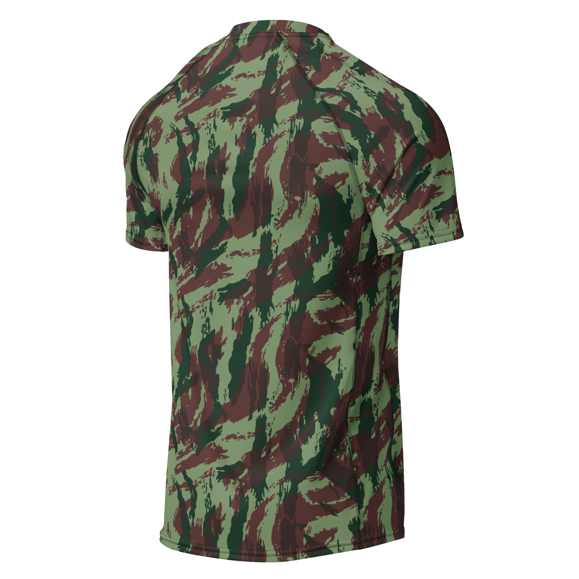 Portuguese Lizard Camo SS Rash Guard _ Concealing Coloration