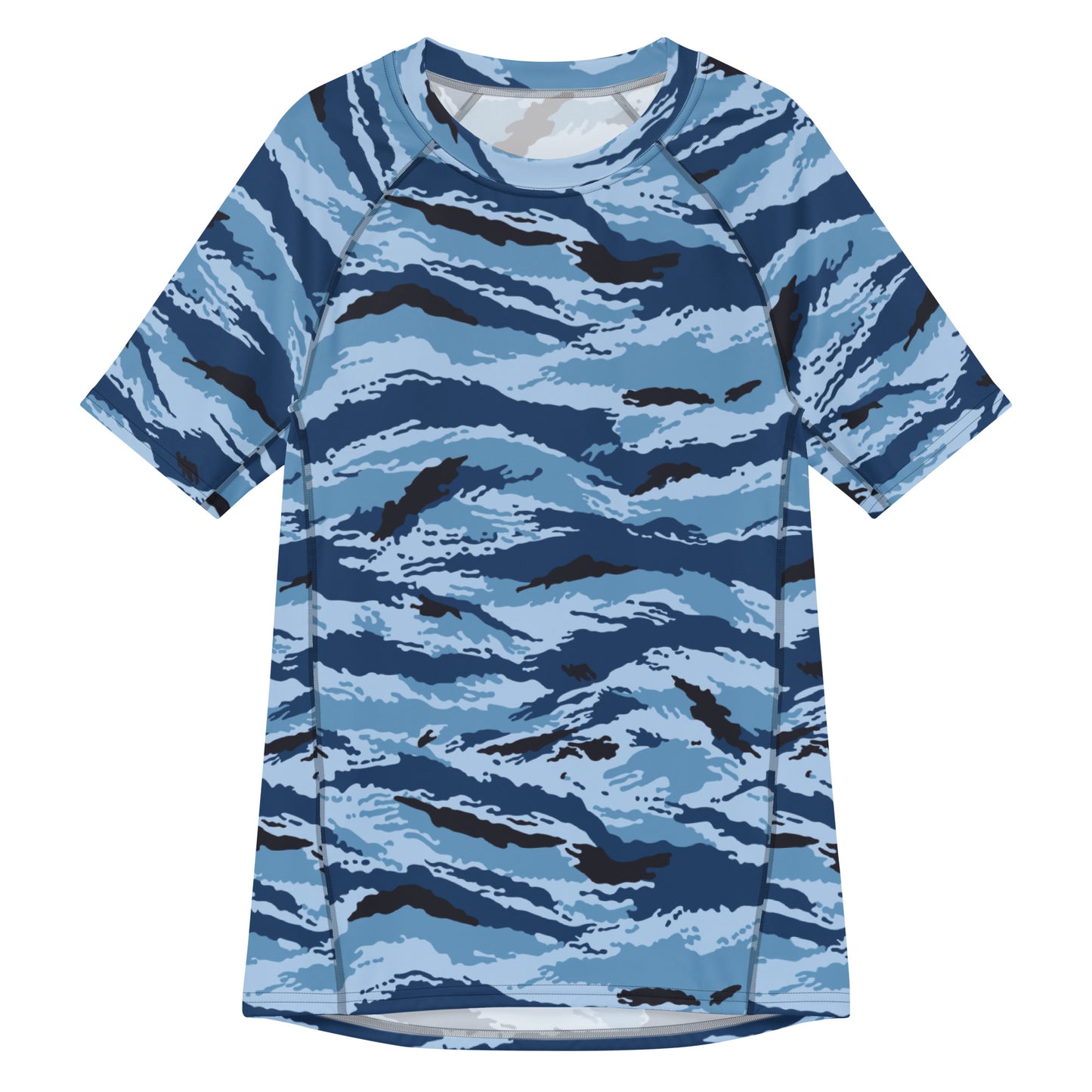 Kamysh Blue Camo SS Rash Guard