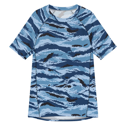 Kamysh Blue Camo SS Rash Guard