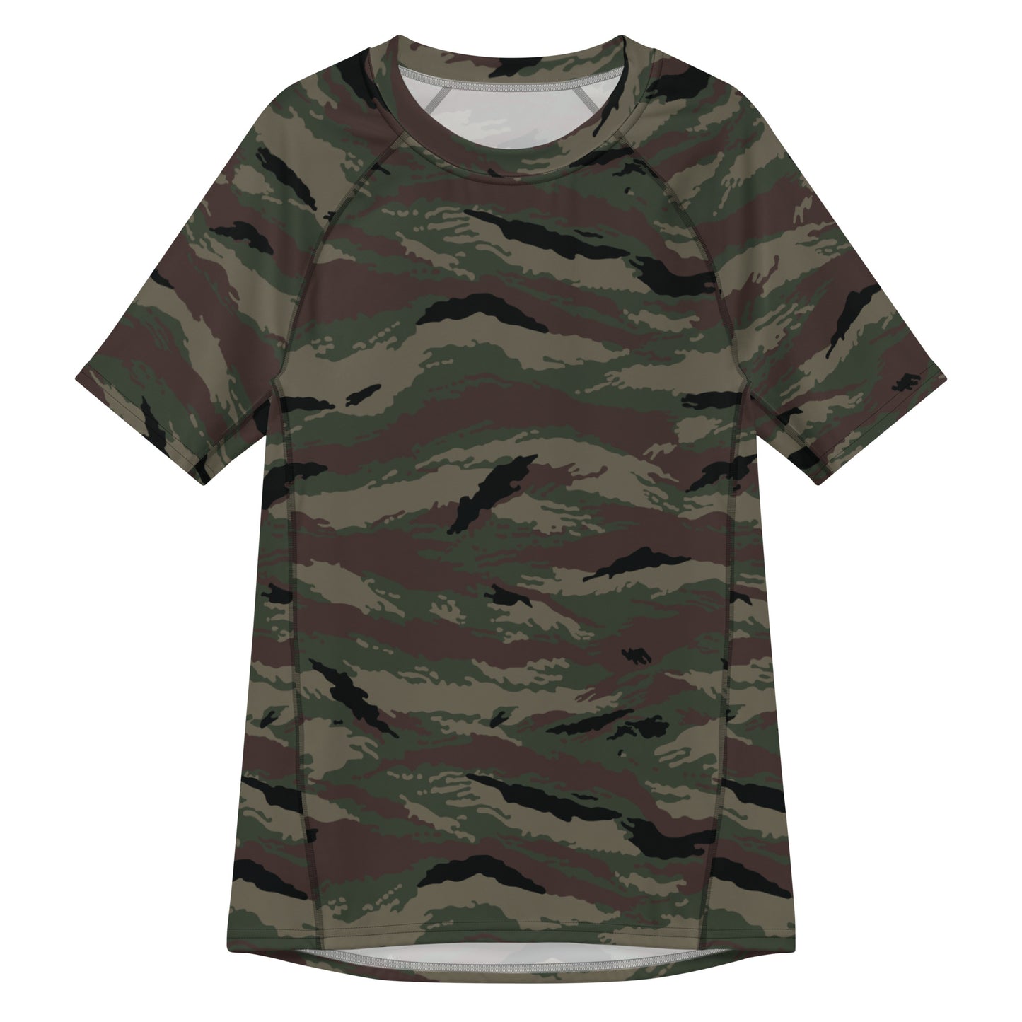 Kamysh Woodland Camo SS Rash Guard _ Concealing Coloration
