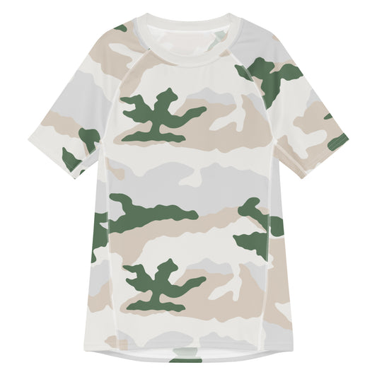 Tundra Alpine Camo SS Rash Guard _ Concealing Coloration