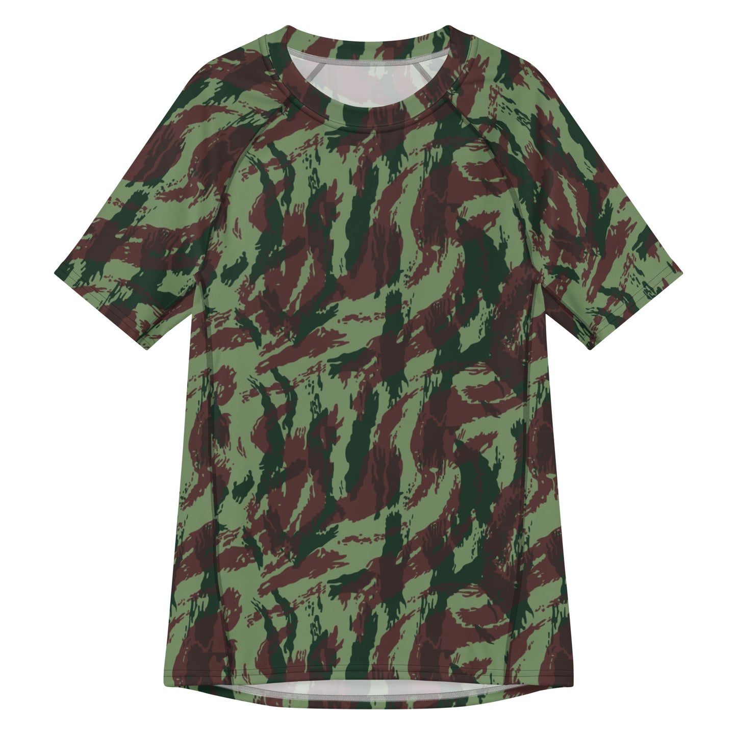 Portuguese Lizard Camo SS Rash Guard _ Concealing Coloration