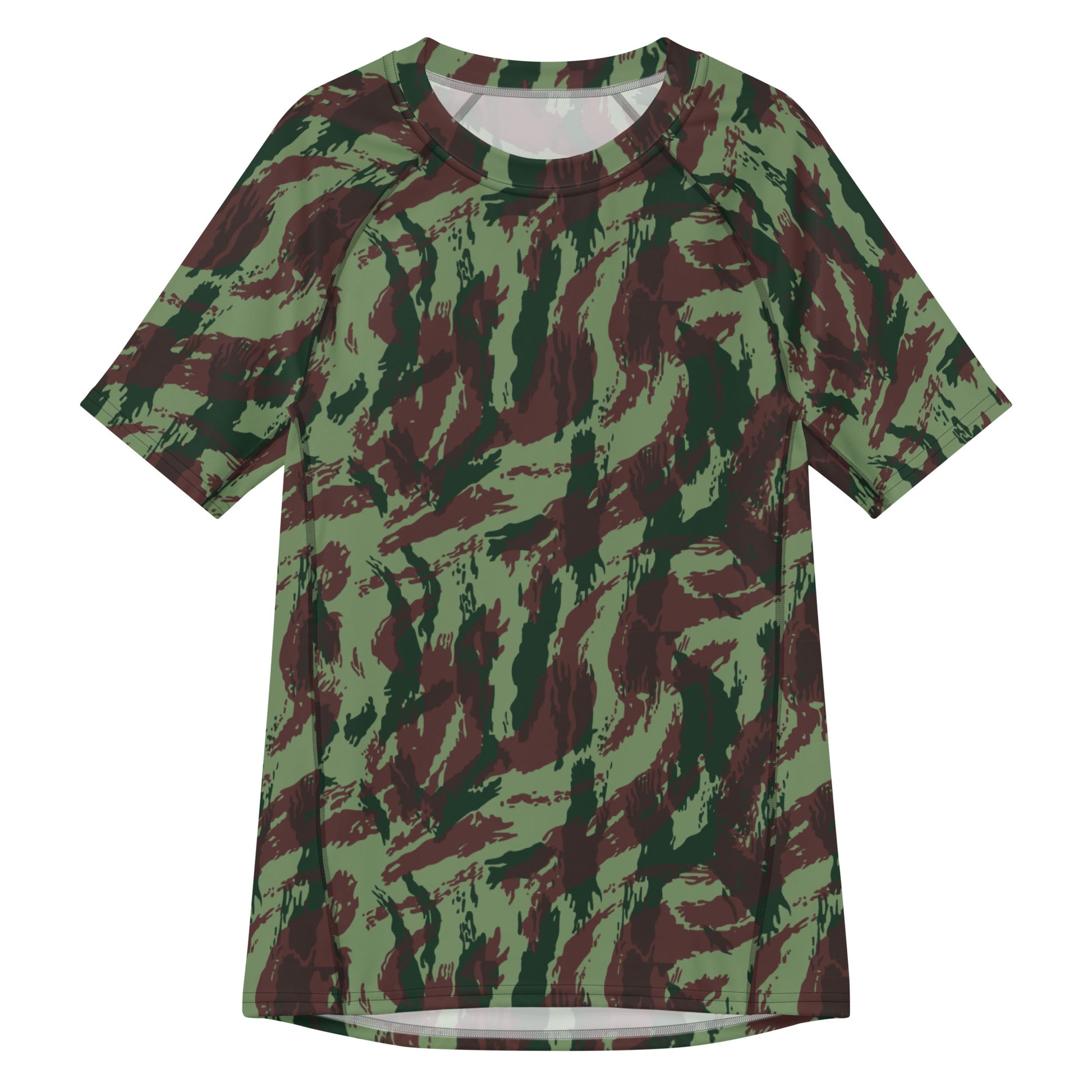 Portuguese Lizard Camo SS Rash Guard _ Concealing Coloration
