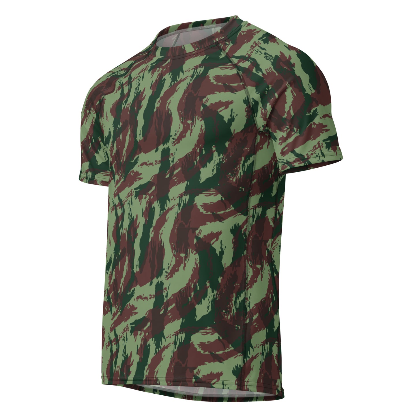 Portuguese Lizard Camo SS Rash Guard _ Concealing Coloration