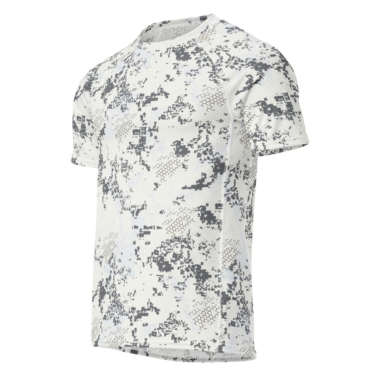 BlindTech Snow Camo SS Rash Guard _ Concealing Coloration