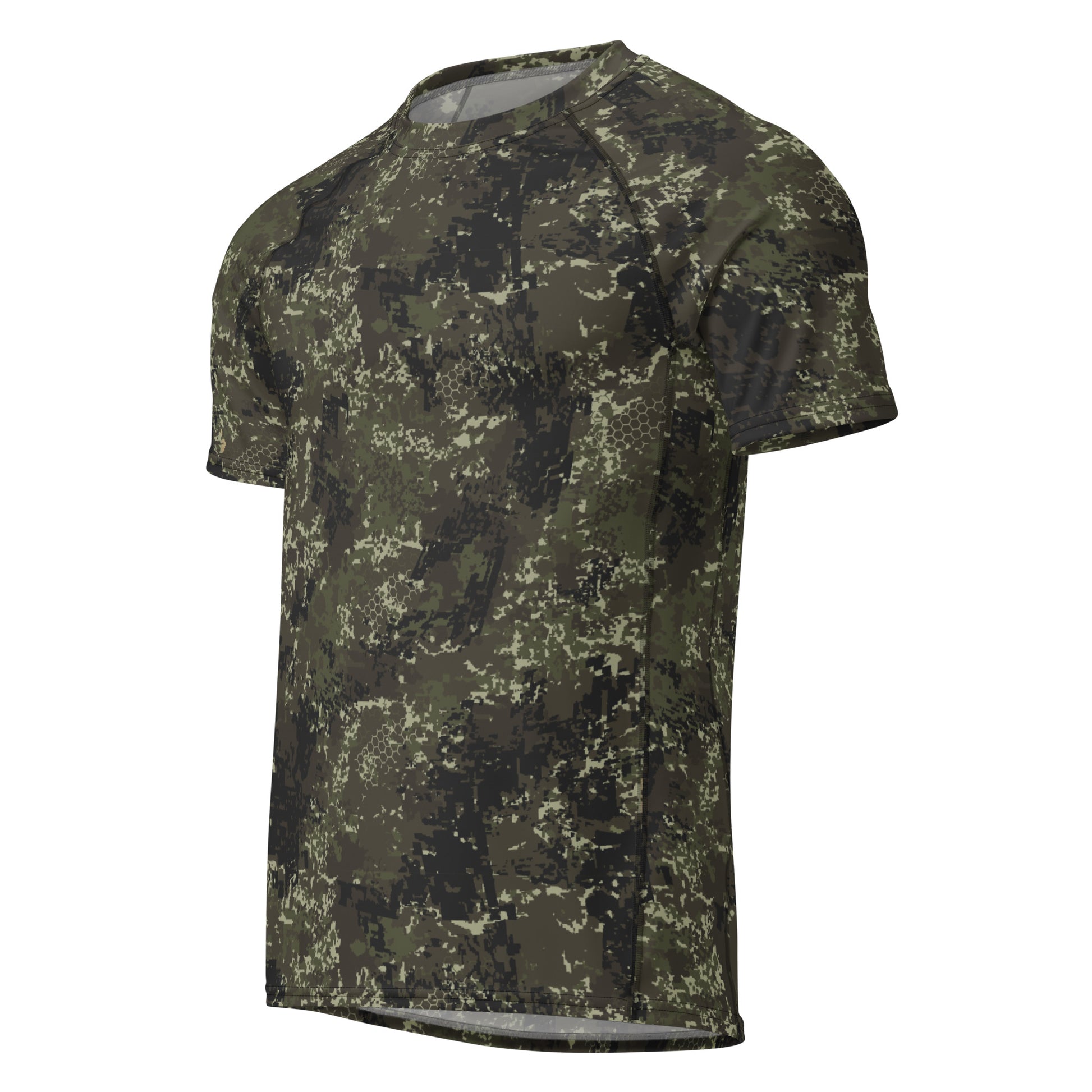 BlindTech Forest Camo SS Rash Guard _ Concealing Coloration