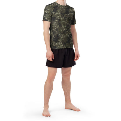 BlindTech Forest Camo SS Rash Guard _ Concealing Coloration