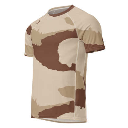 Desert Daguet Camo SS Rash Guard _ Concealing Coloration