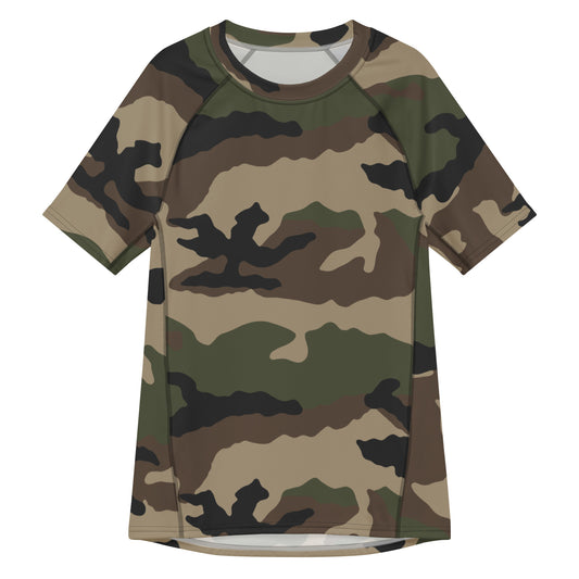 CCE Camo SS Rash Guard _ Concealing Coloration