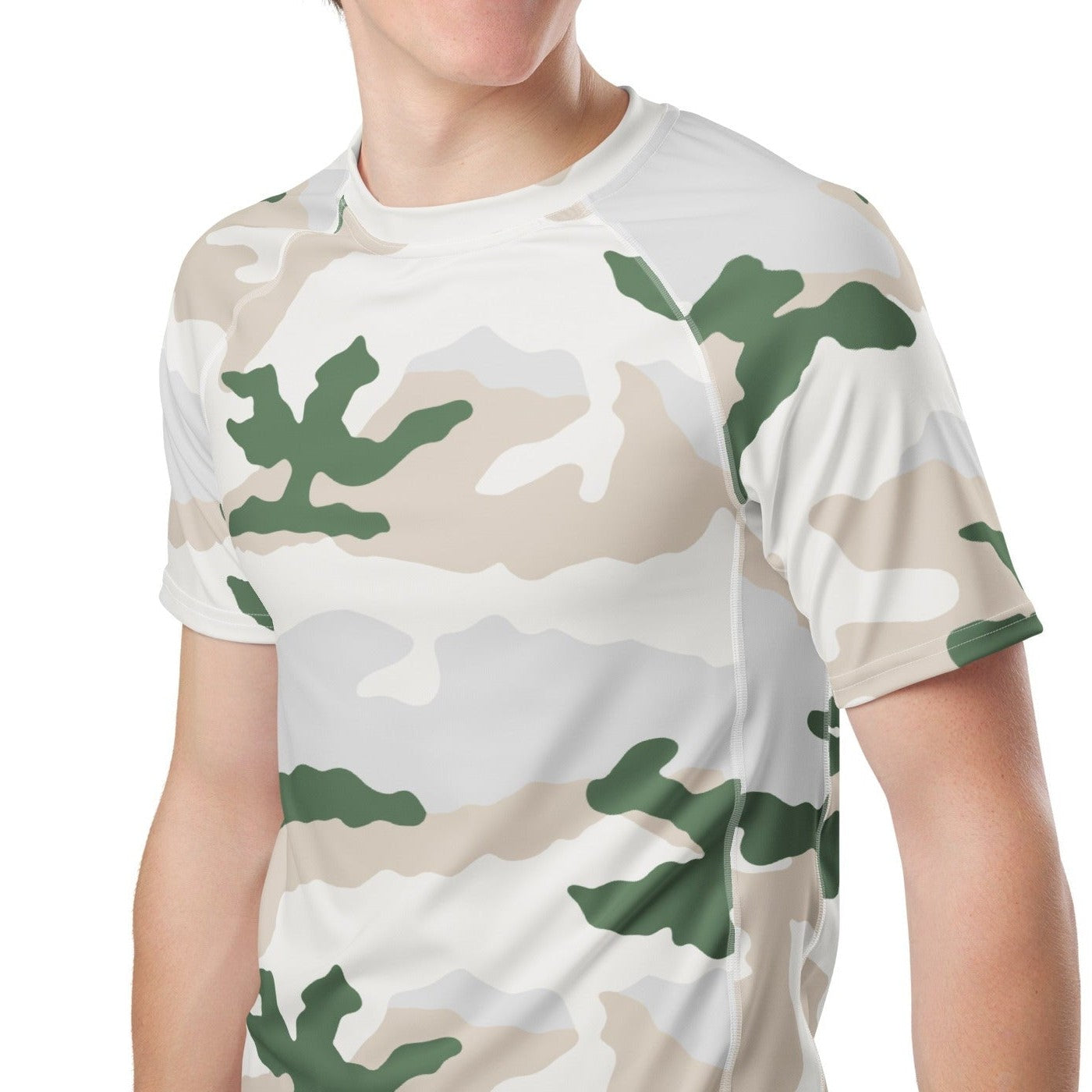 Tundra Alpine Camo SS Rash Guard _ Concealing Coloration