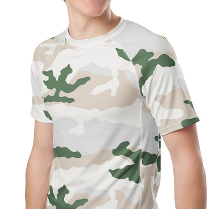 Tundra Alpine Camo SS Rash Guard _ Concealing Coloration