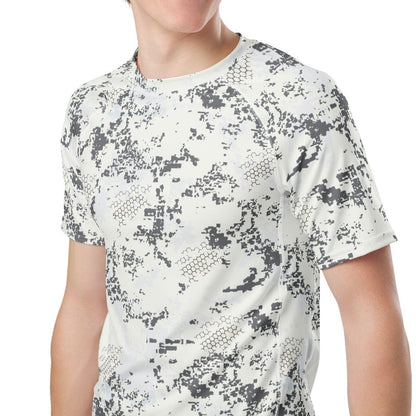 BlindTech Snow Camo SS Rash Guard _ Concealing Coloration