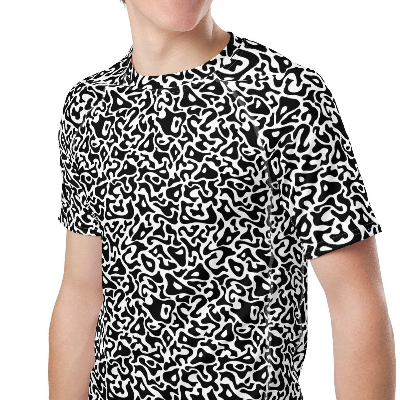 Bacteria KMA Camo SS Rash Guard _ Concealing Coloration