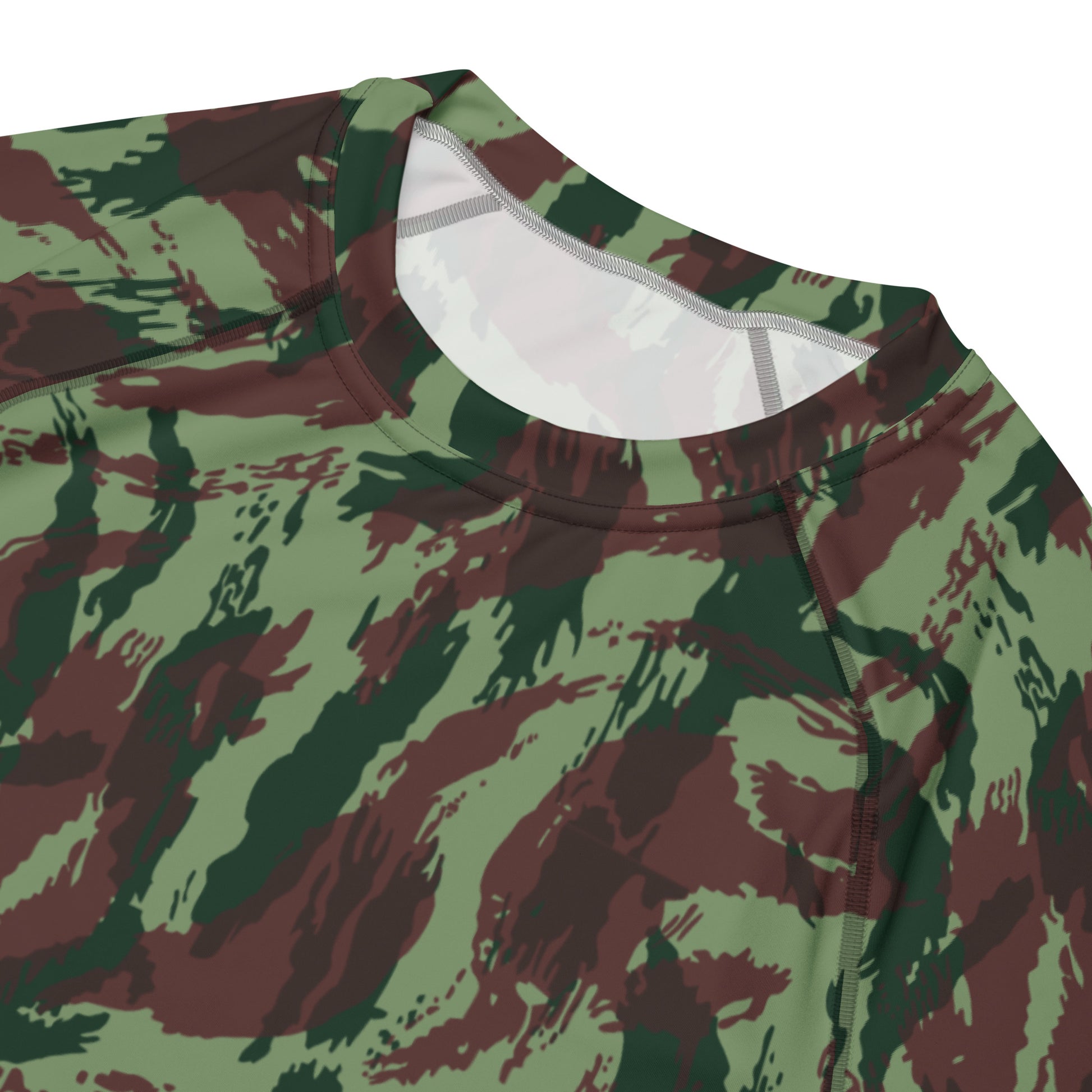 Portuguese Lizard Camo SS Rash Guard _ Concealing Coloration
