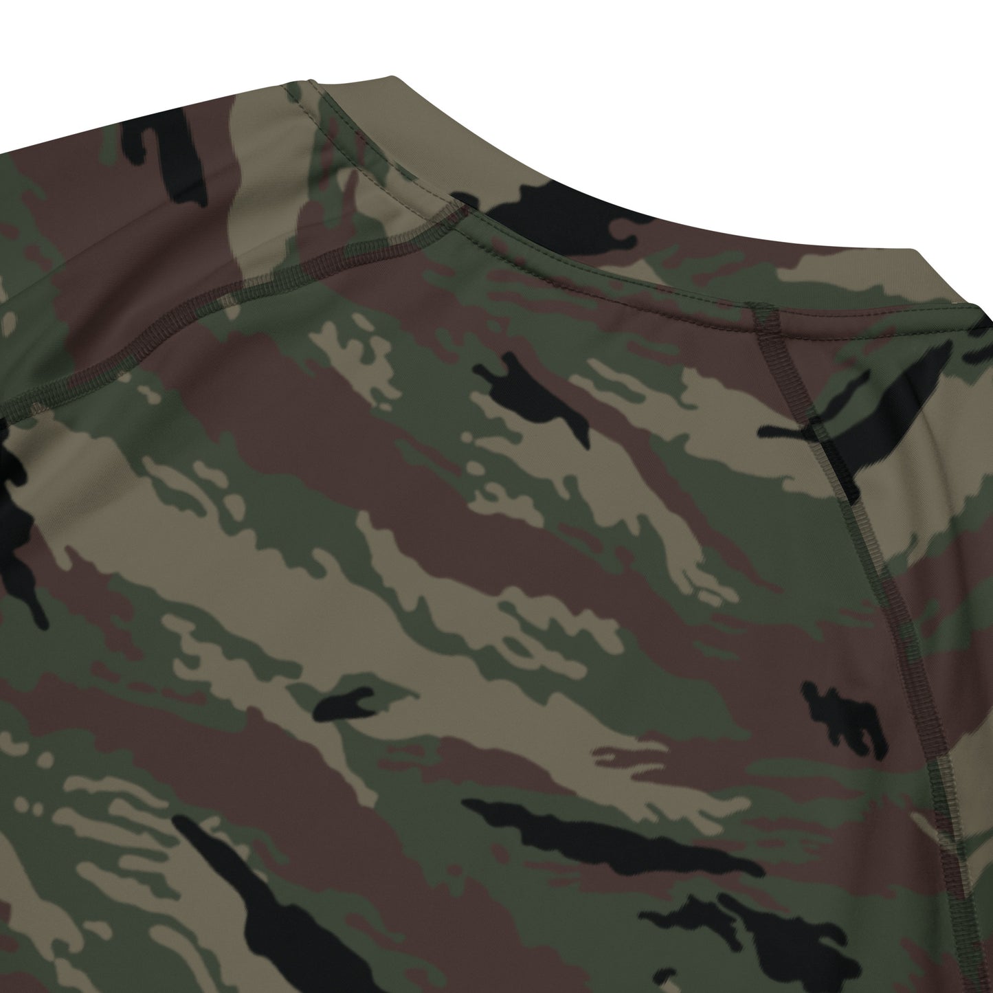 Kamysh Woodland Camo SS Rash Guard _ Concealing Coloration