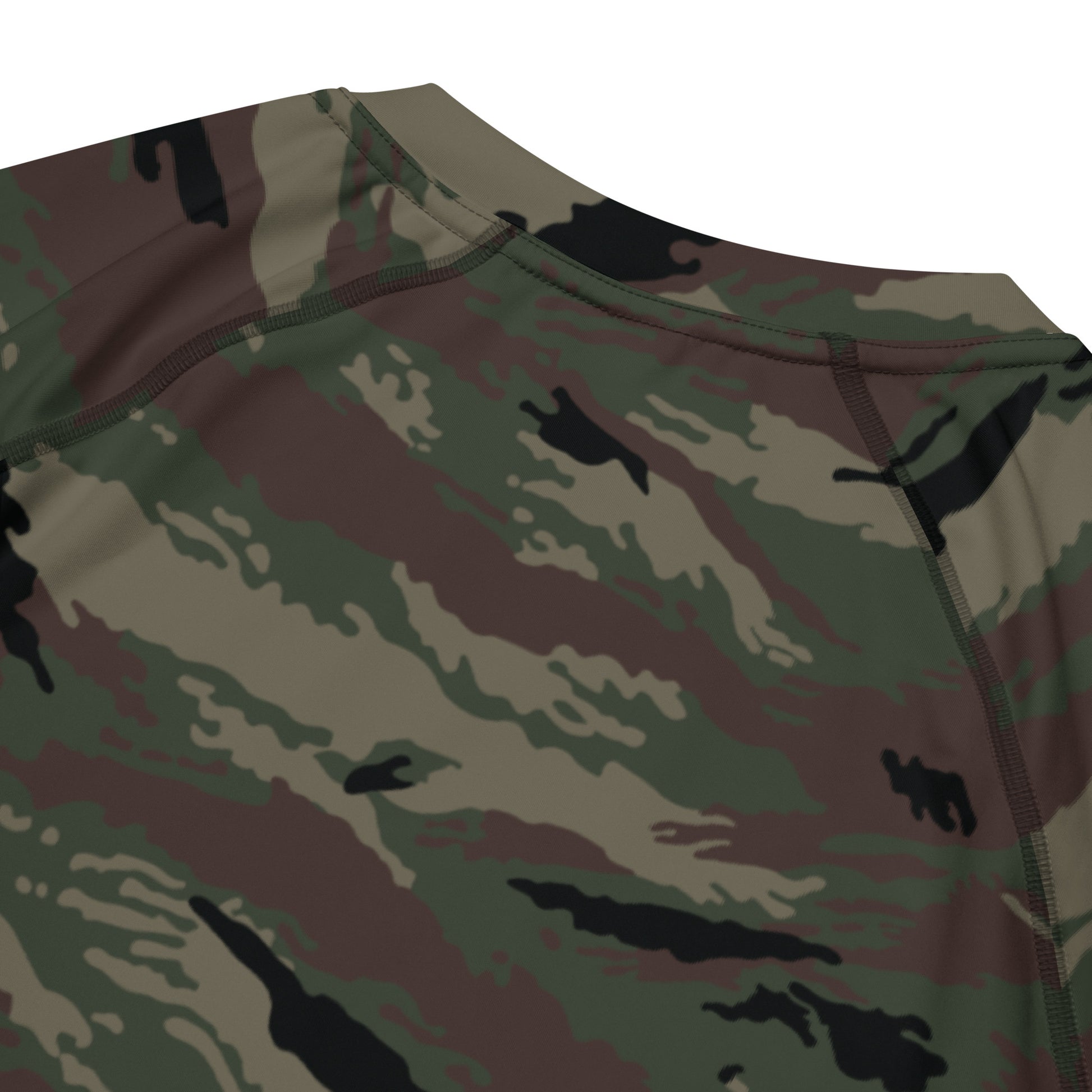 Kamysh Woodland Camo SS Rash Guard _ Concealing Coloration