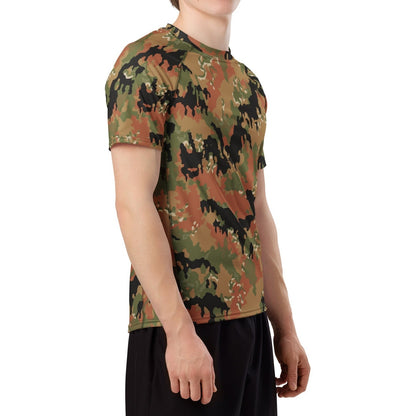 Leibermuster Camo SS Rash Guard _ Concealing Coloration