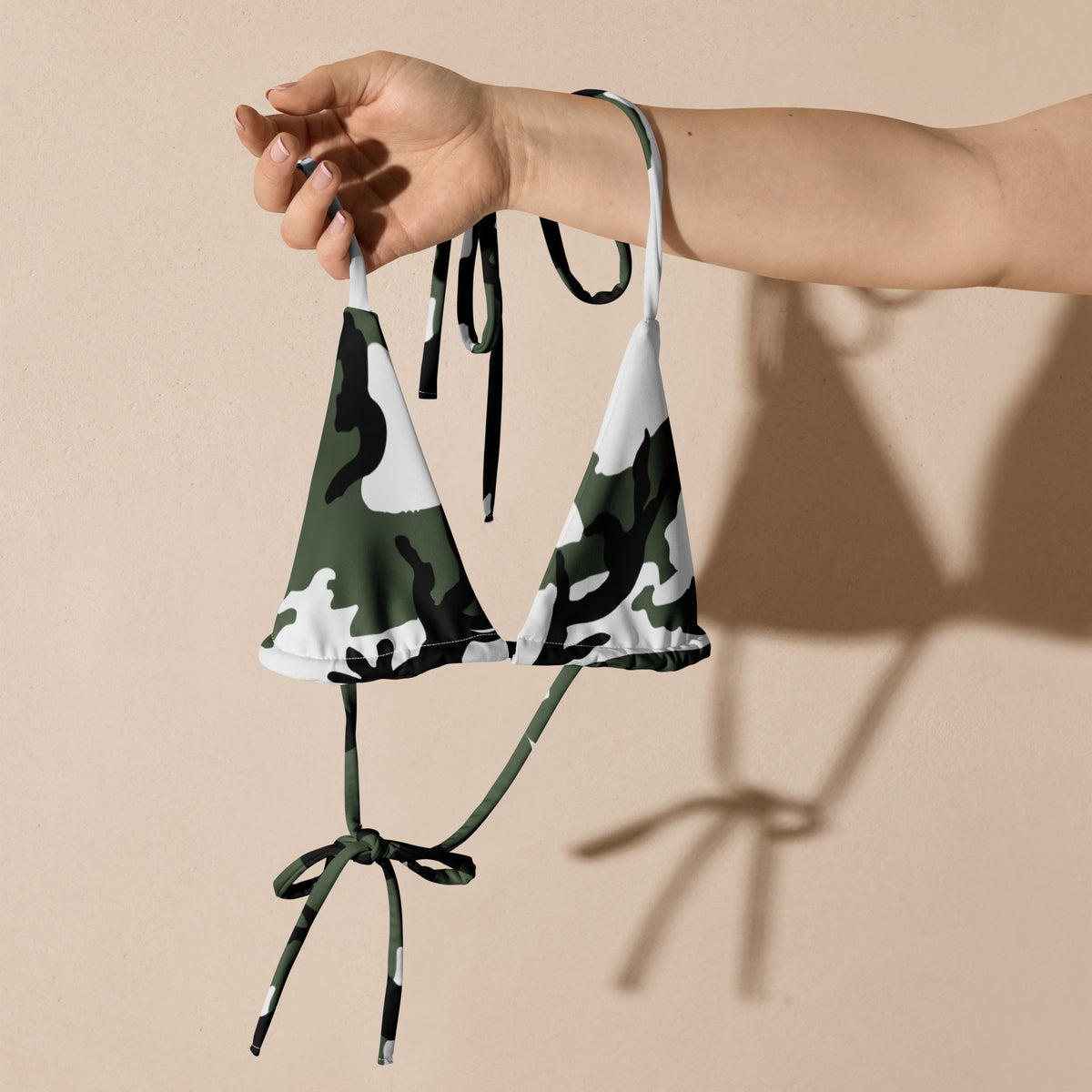 Snow BDU Camo String Bikini Top