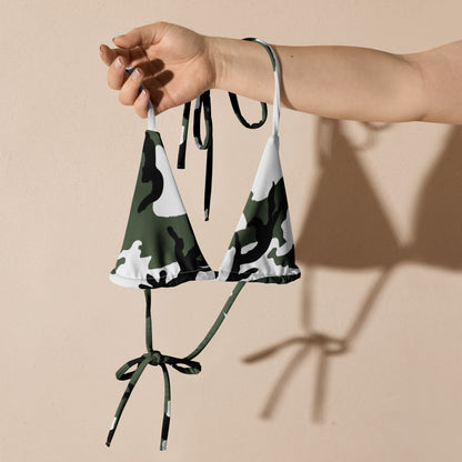 Snow BDU Camo String Bikini Top
