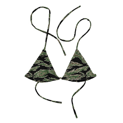 Tiger Stripe LLS Camo String Bikini Top
