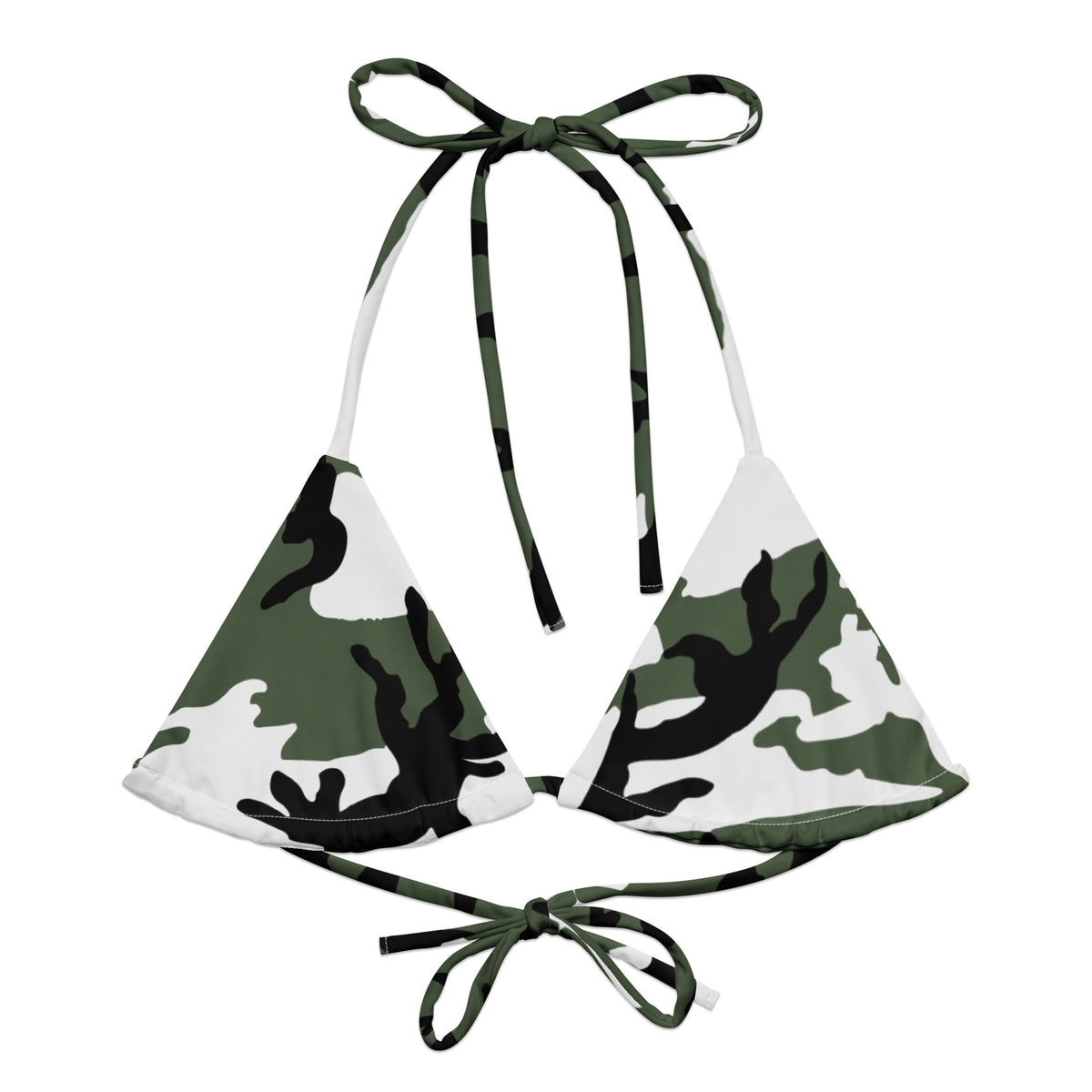Snow BDU Camo String Bikini Top