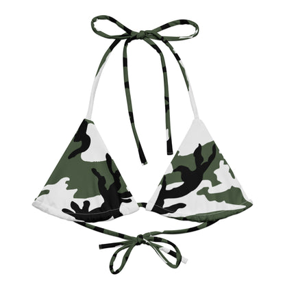 Snow BDU Camo String Bikini Top
