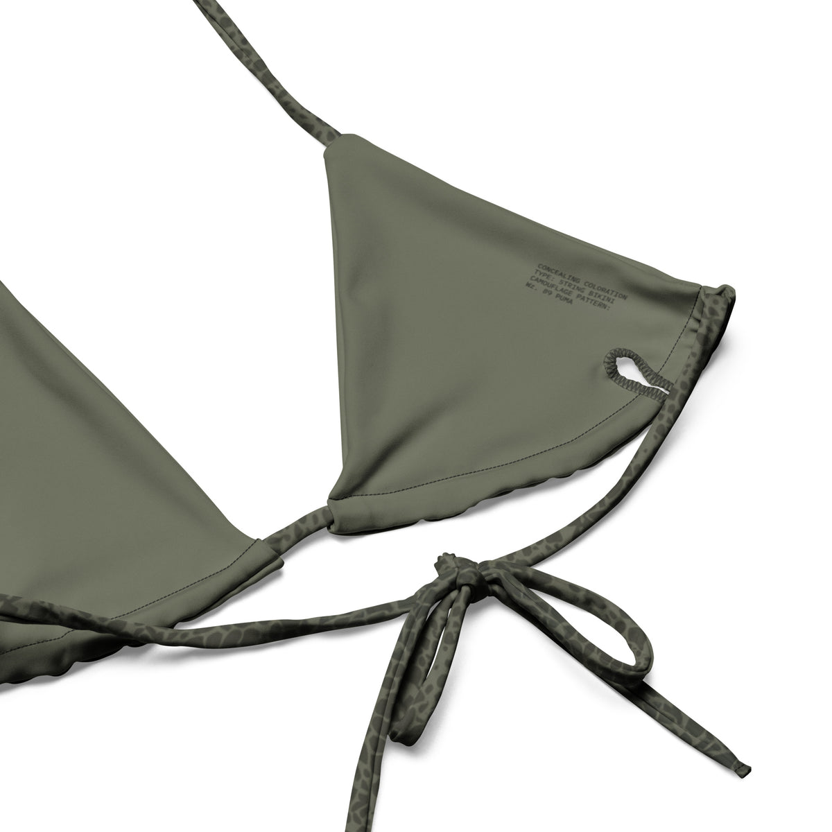 Wz. 89 Puma Camo String Bikini Top