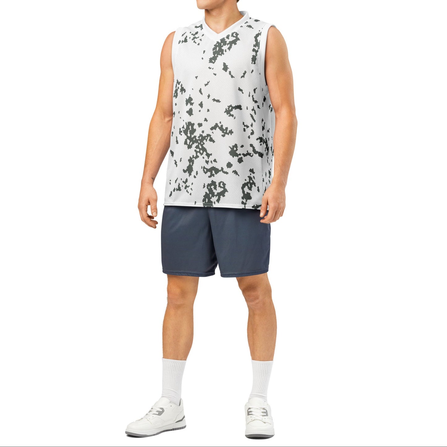 M05 Snow Camo Basketball Jersey.