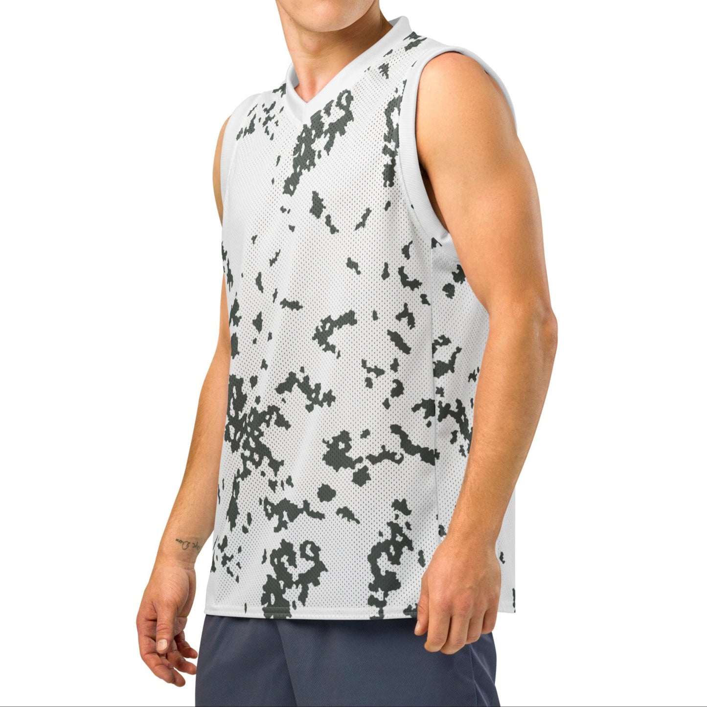 M05 Snow Camo Basketball Jersey.