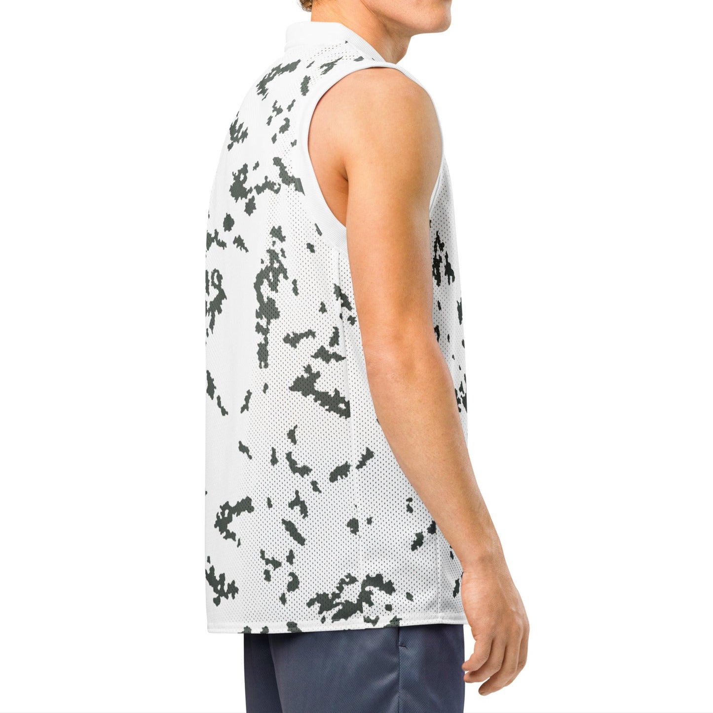 M05 Snow Camo Basketball Jersey.