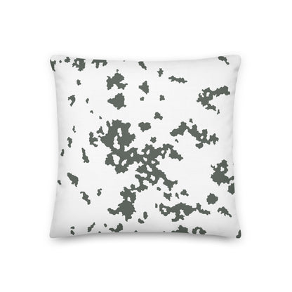 M05 Snow Camo 18" Throw Pillow