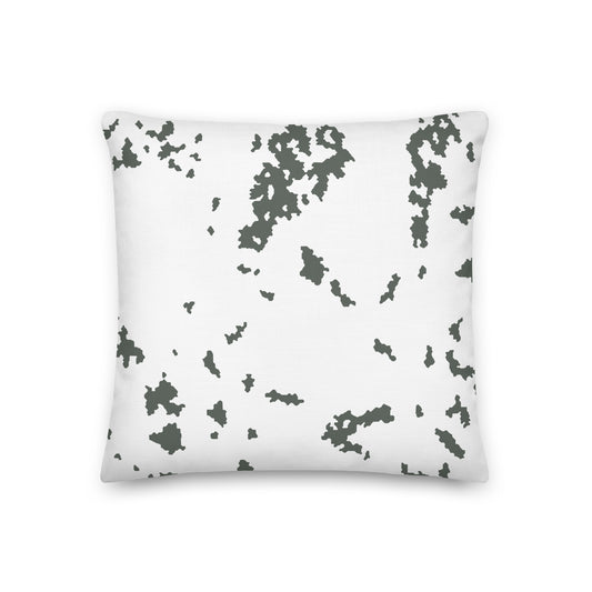 M05 Snow Camo 18" Throw Pillow