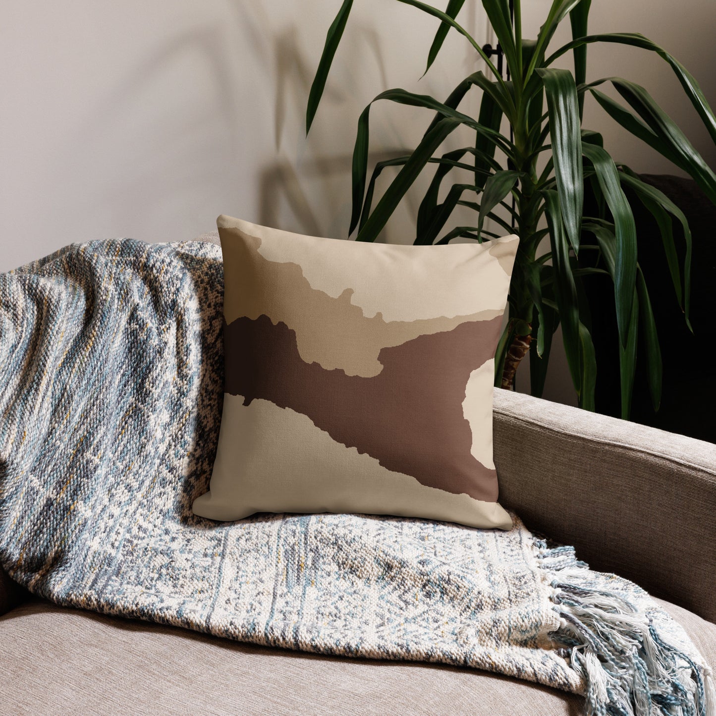 Daguet Desert Camo 18" Throw Pillow