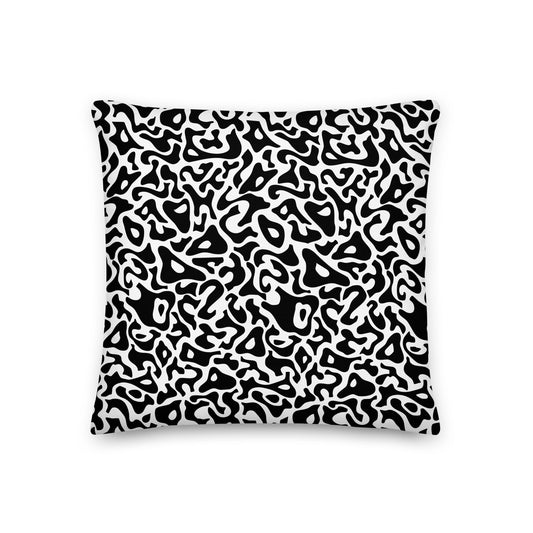 KMA Bacteria Camo 18" Throw Pillow