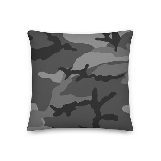 M81 Urban Camo 18" Throw Pillow (Gray-Dominant)
