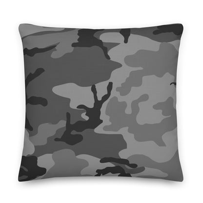 M81 Urban Camo 22" Throw Pillow (Gray-Dominant)
