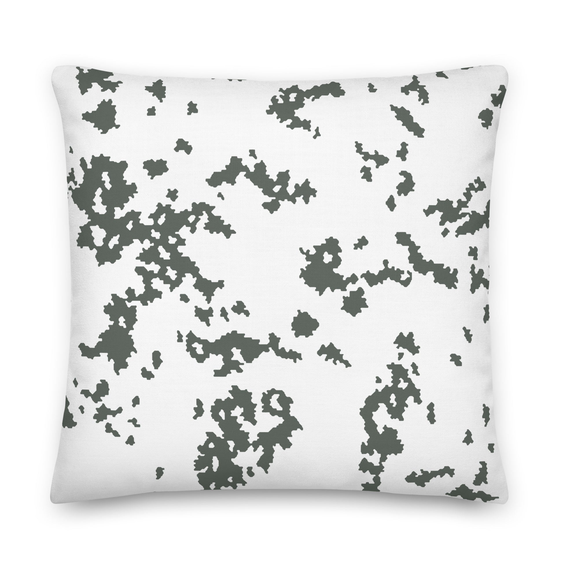 M05 Snow Camo 22" Throw Pillow