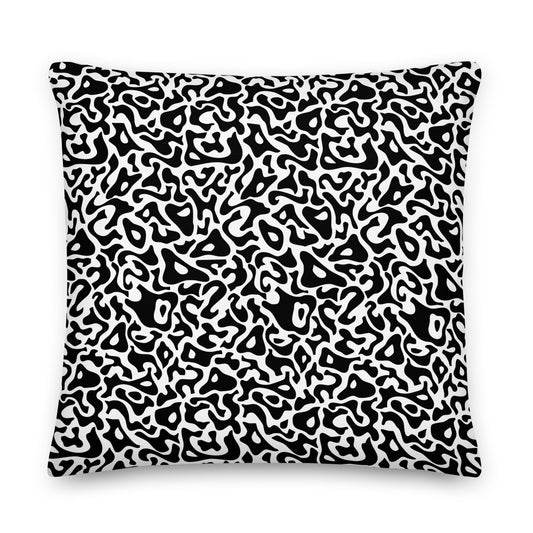 KMA Bacteria Camo 22" Throw Pillow