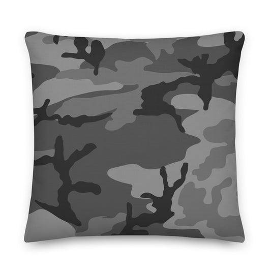 M81 Urban Camo 22" Throw Pillow (Gray-Dominant)