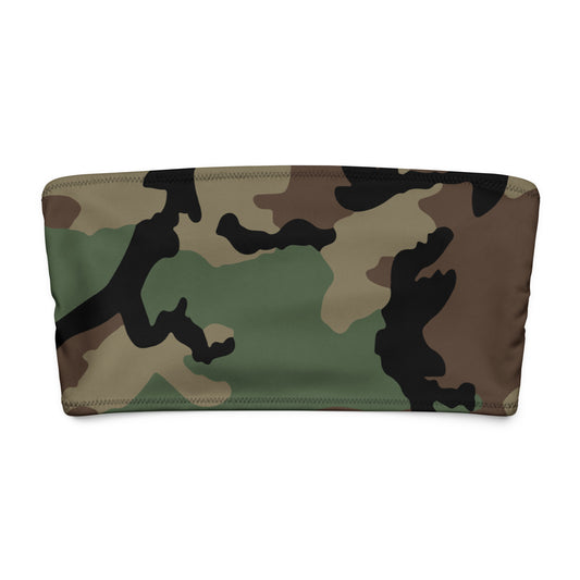 M81 Woodland Camo Bandeau Top