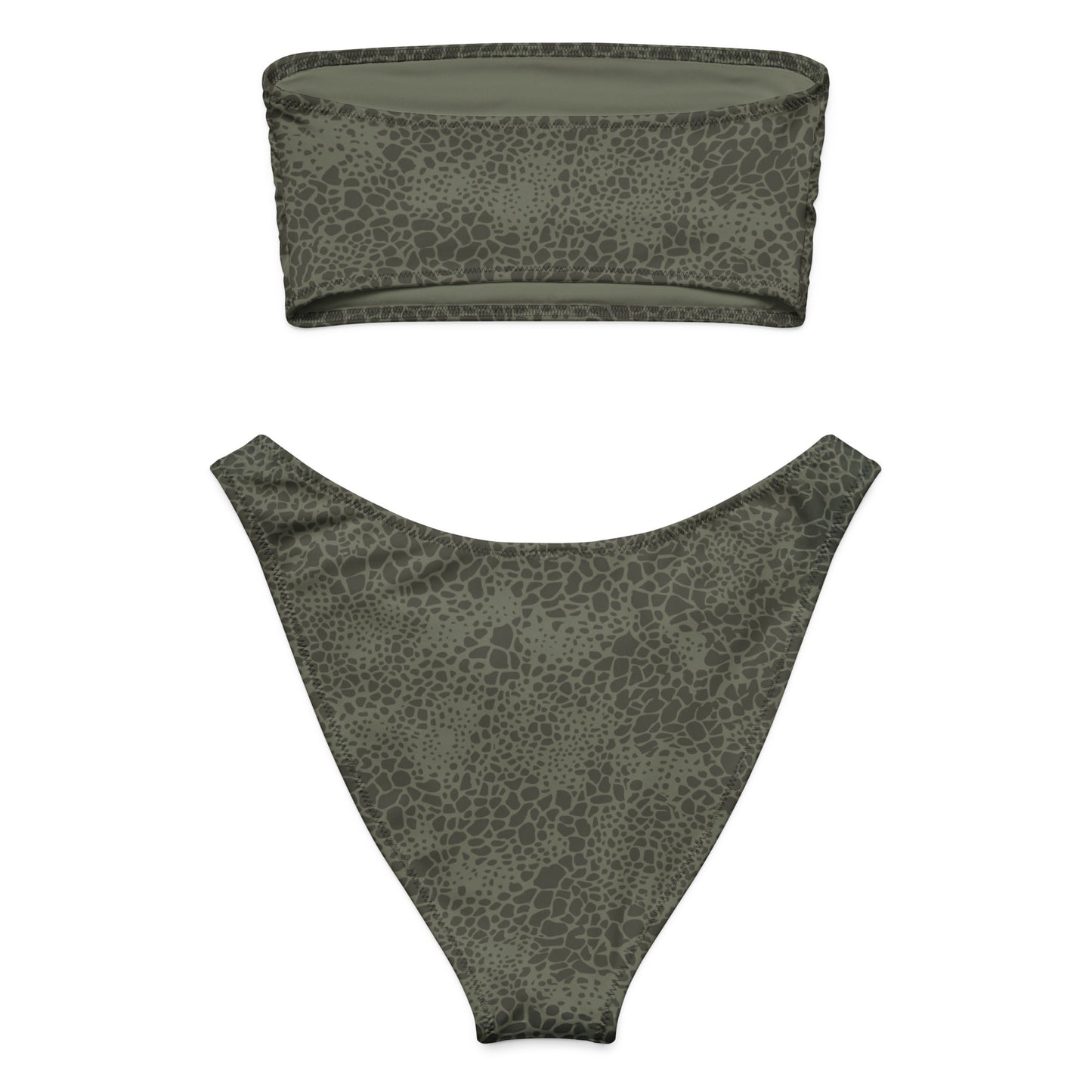 Wz 89 Puma Camo Bandeau Bikini Set _ Concealing Coloration