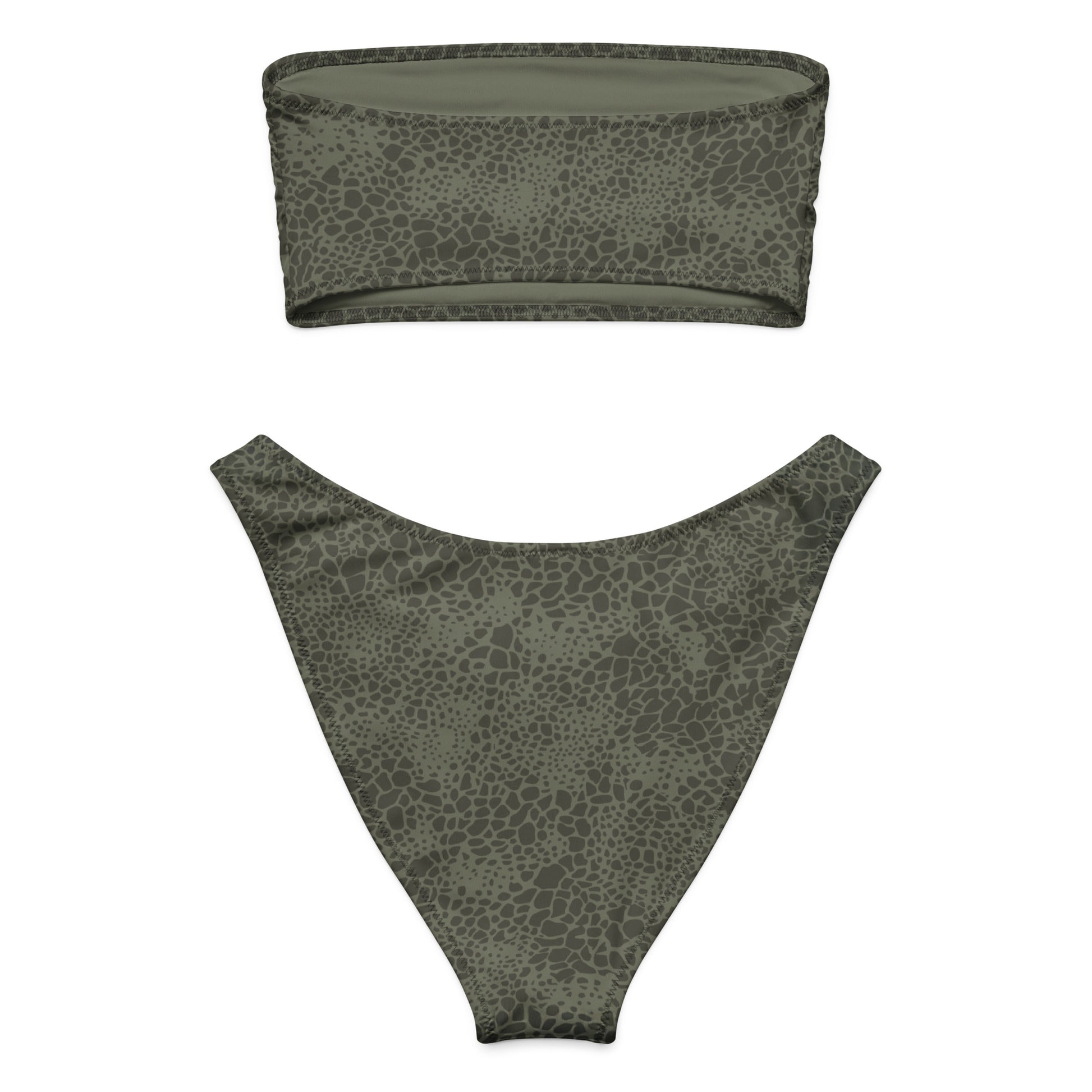 Wz 89 Puma Camo Bandeau Bikini Set _ Concealing Coloration