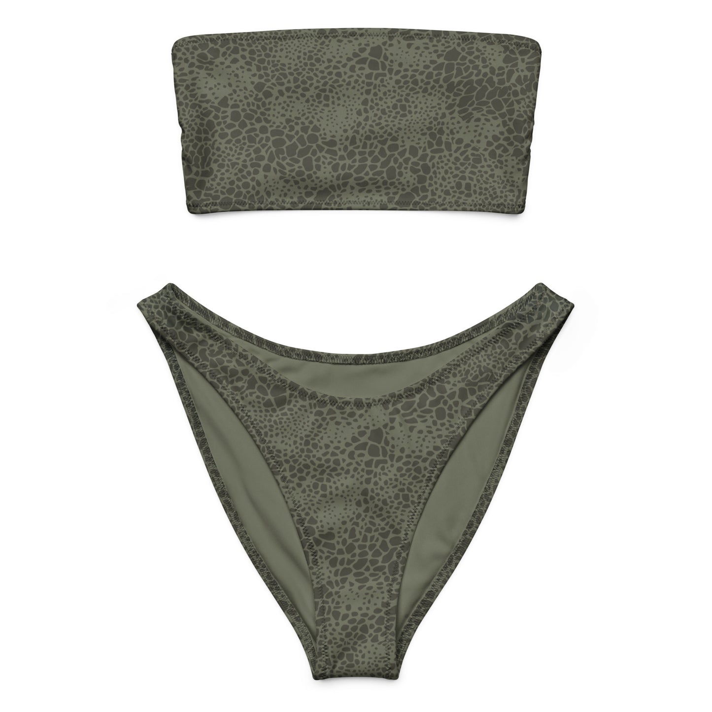 Wz 89 Puma Camo Bandeau Bikini Set _ Concealing Coloration