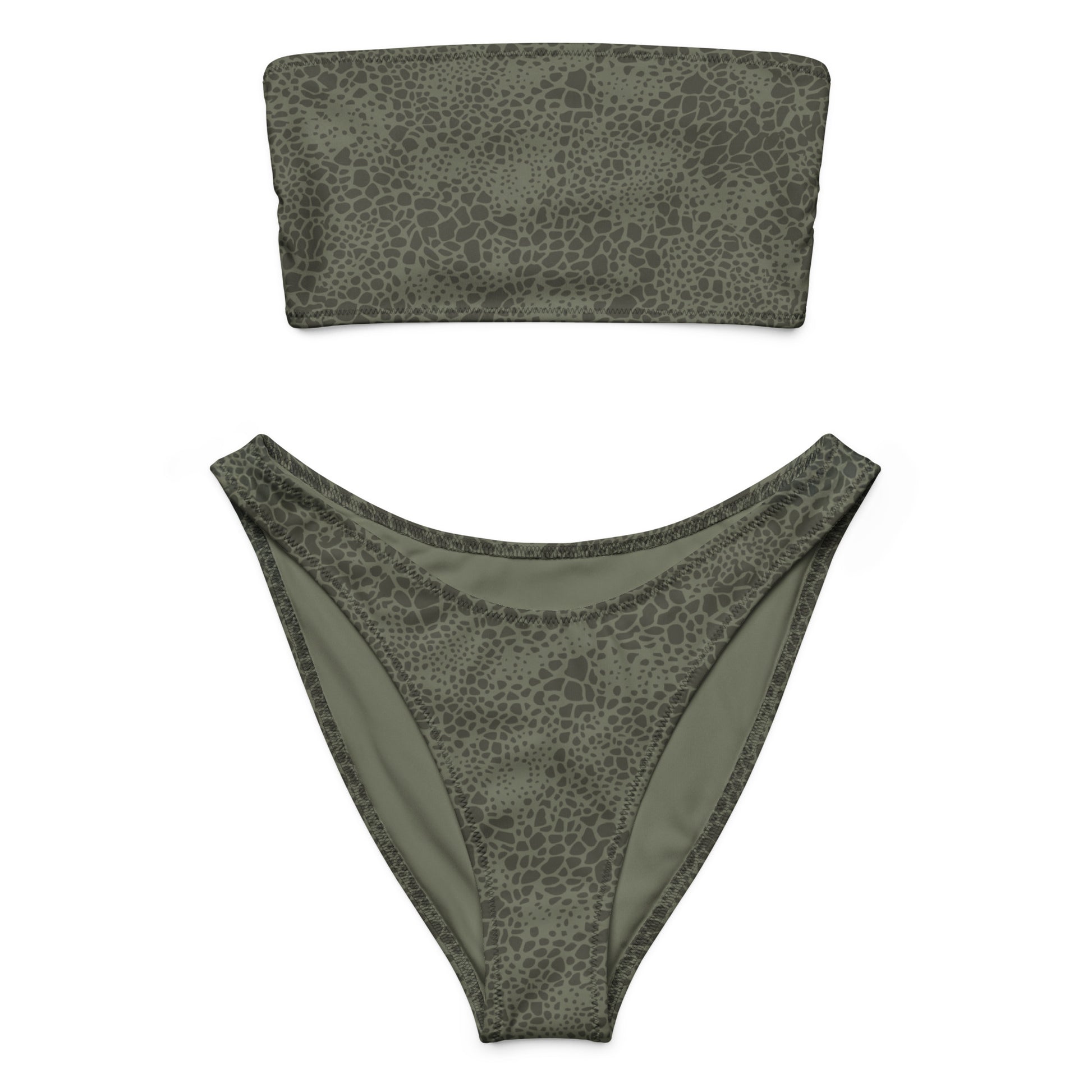 Wz 89 Puma Camo Bandeau Bikini Set _ Concealing Coloration
