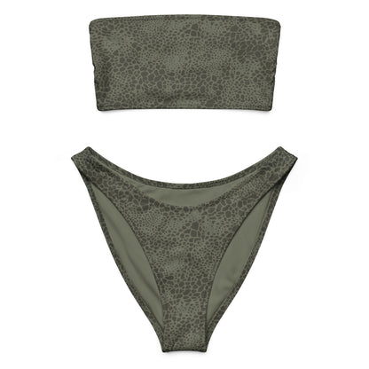 Wz 89 Puma Camo Bandeau Bikini Set _ Concealing Coloration