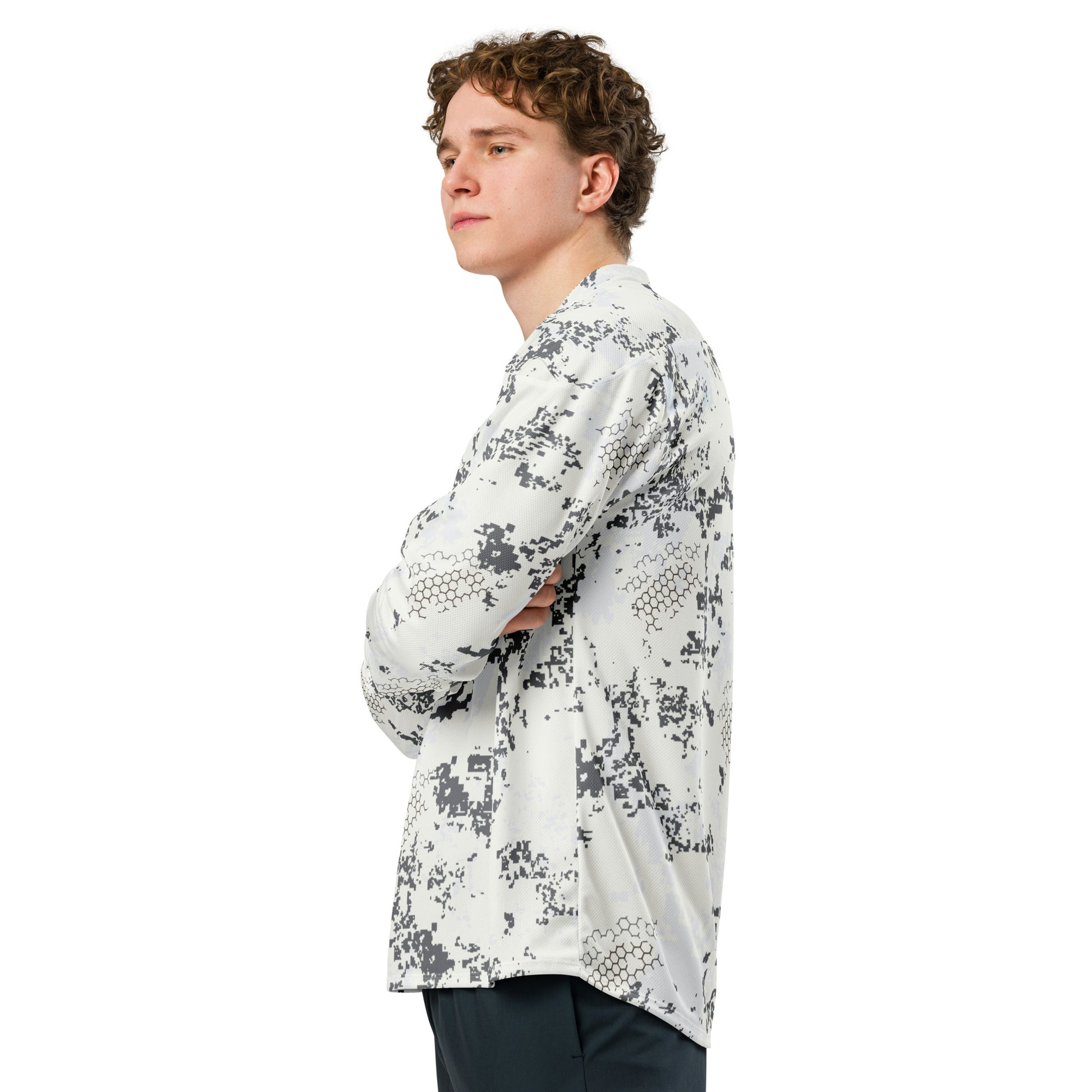 BlindTech Snow Camo Hockey Jersey - Concealing Coloration