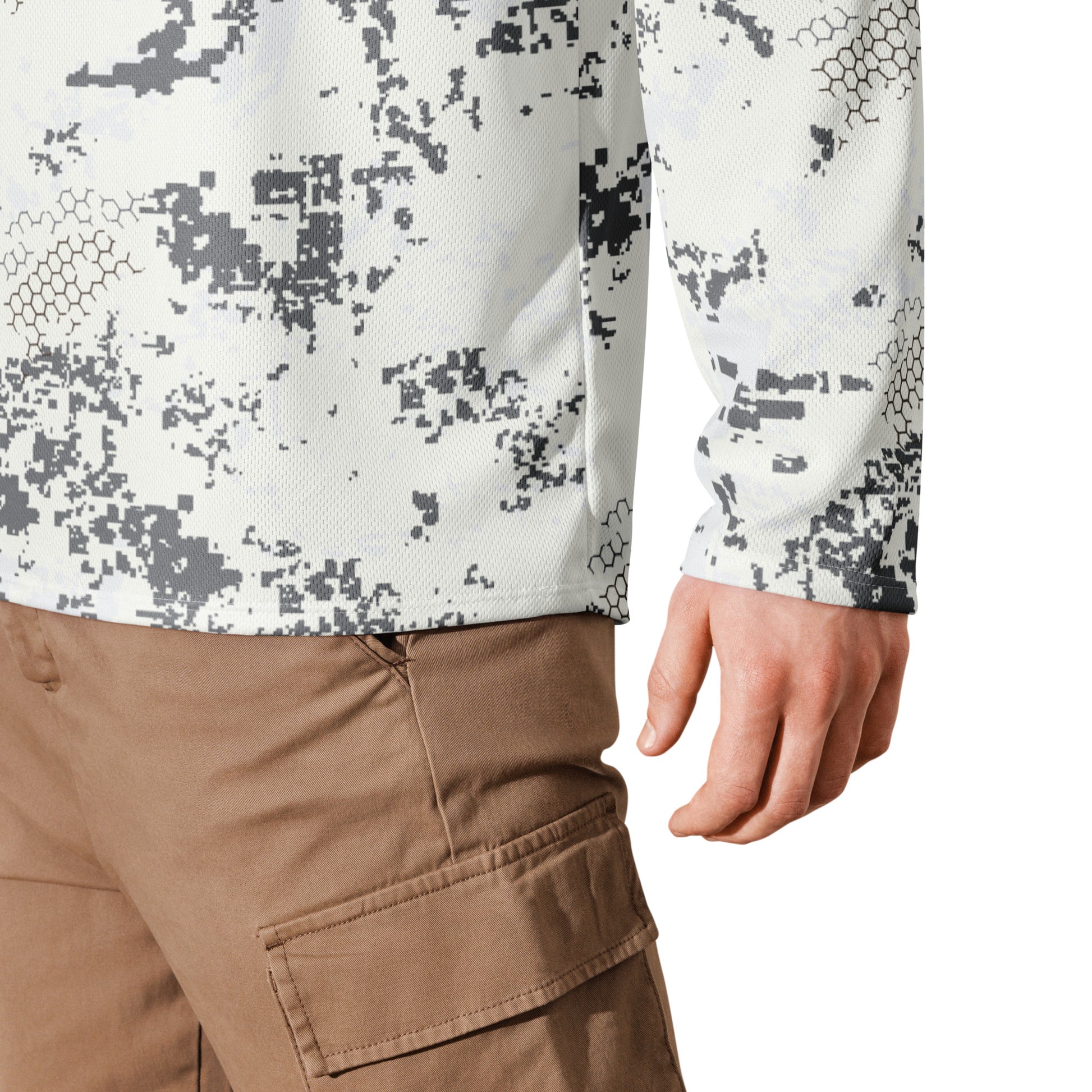 BlindTech Snow Camo Hockey Jersey - Concealing Coloration