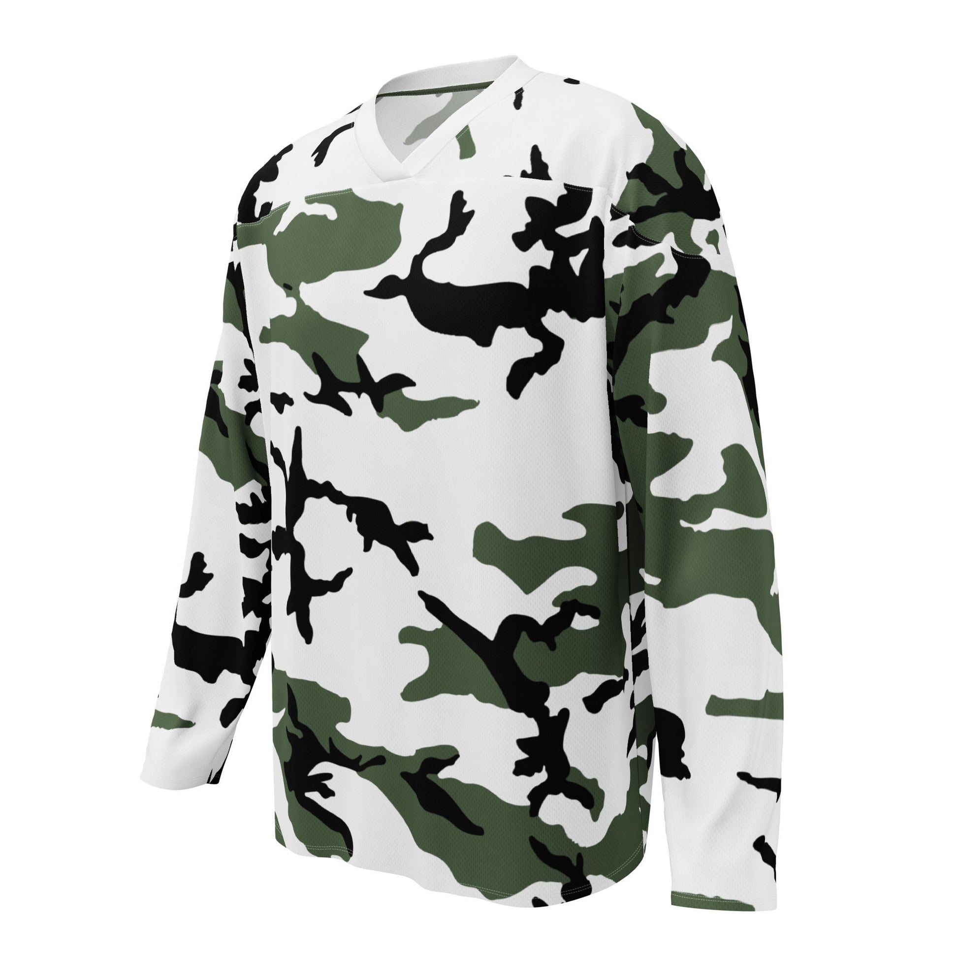 Three-Color Snow Camo Hockey Jersey