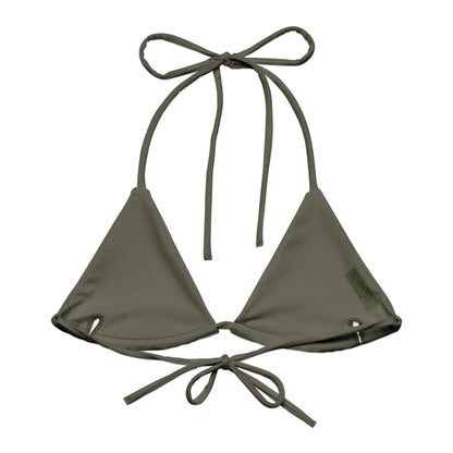 Kamysh Woodland Camo String Bikini Top _ Concealing Coloration